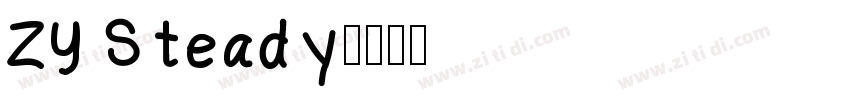 ZY Steady字体转换